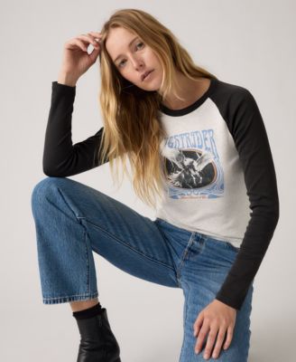 Women's Graphic Essential Raglan Long Sleeve Top