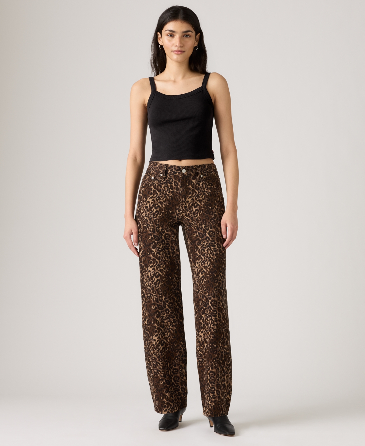 Levi's Women's Baggy Dad Mid Rise Jeans In Brown