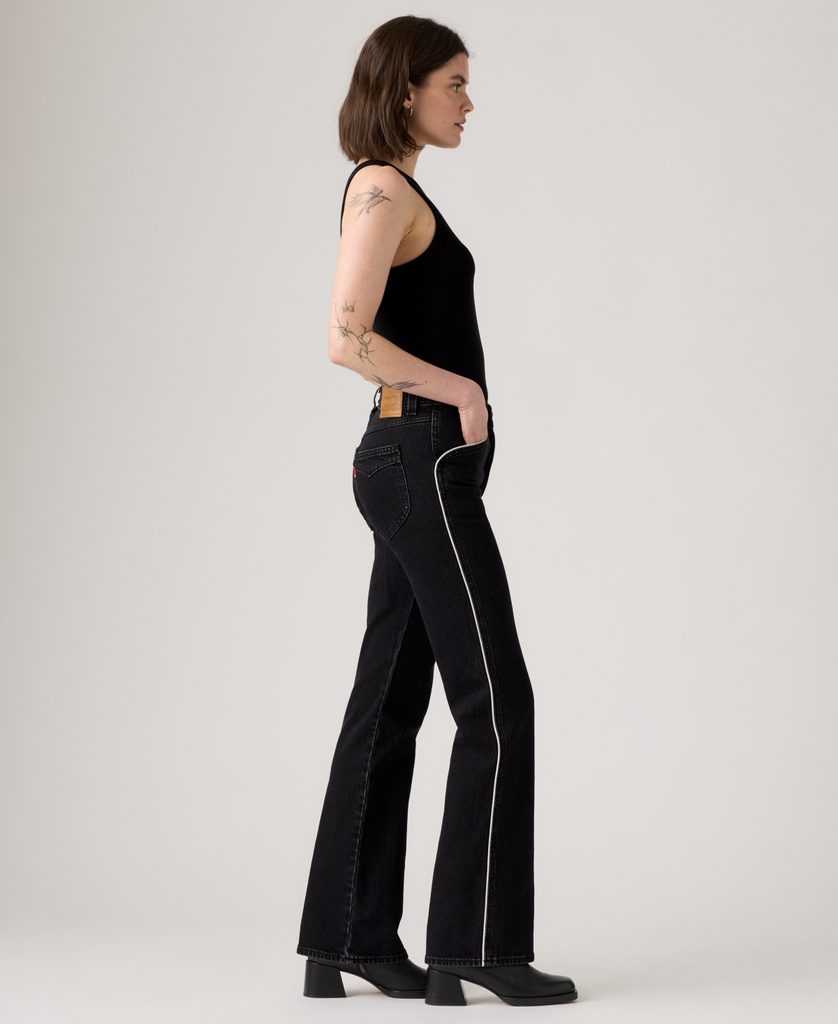 Levi's Premium Women's Wedgie Boot Piping High Rise Jeans