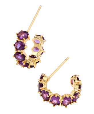 2-Piece Cubic Zirconia Cailin Pendant Necklace and Huggie Earrings Gift Set