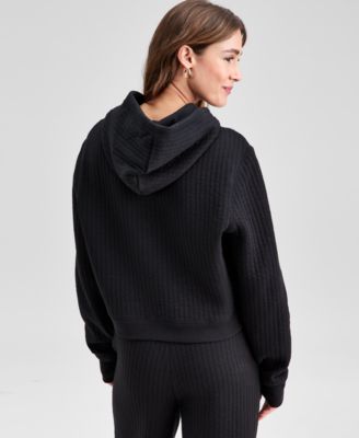Petite Quilted Lounge Sweatshirt, Macy's Exclusive