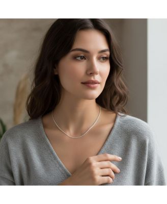 Fine Italian Rolo Link Cable Chain Necklace 14K Yellow Plated Silver 16-24 Inch