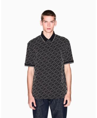 A|X Armani Exchange - Men's llover Logo with Collar Tipping Polo Shirt