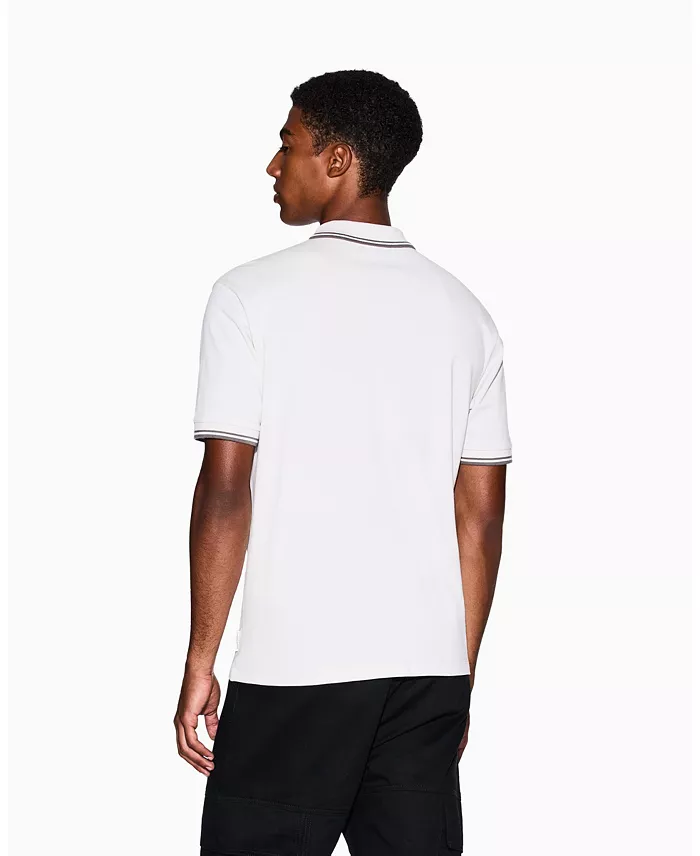 Men's Cozy Lab Pique Collar Tipping Polo Shirt - thumbnail 9