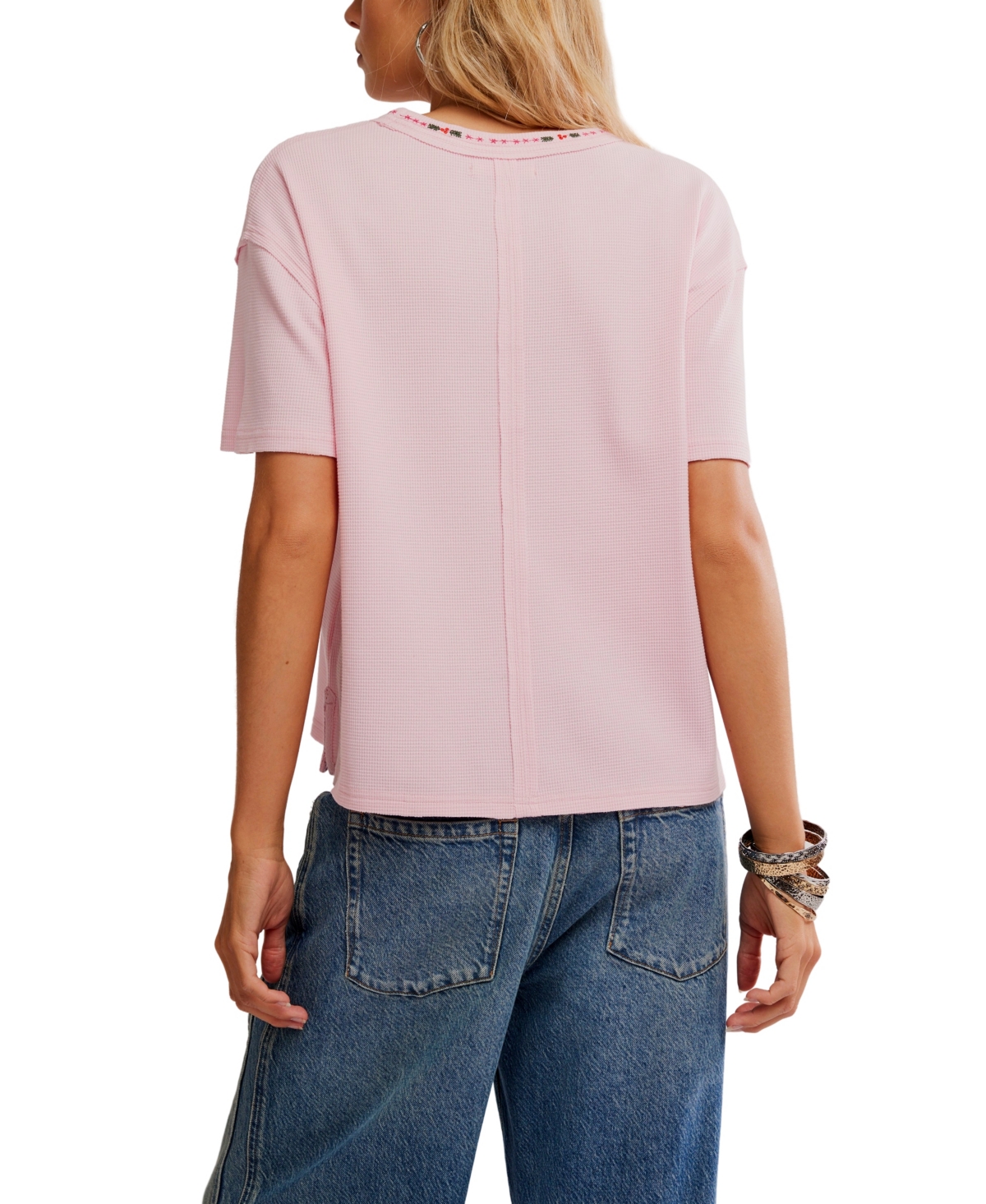 Free People Women's Merry Meowy Graphic Short-Sleeve T-Shirt