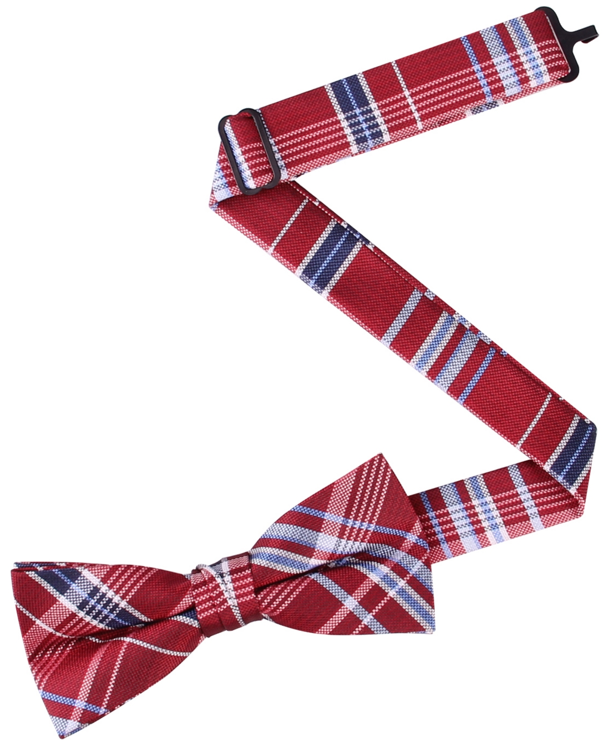 Tommy Hilfiger Boys Pre-Tied Plaid Design Tie