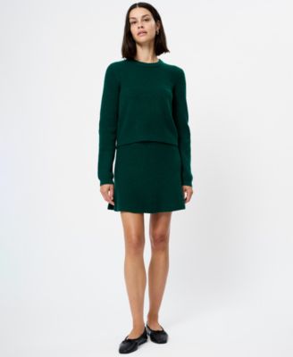 Women's Solid Mini Skirt