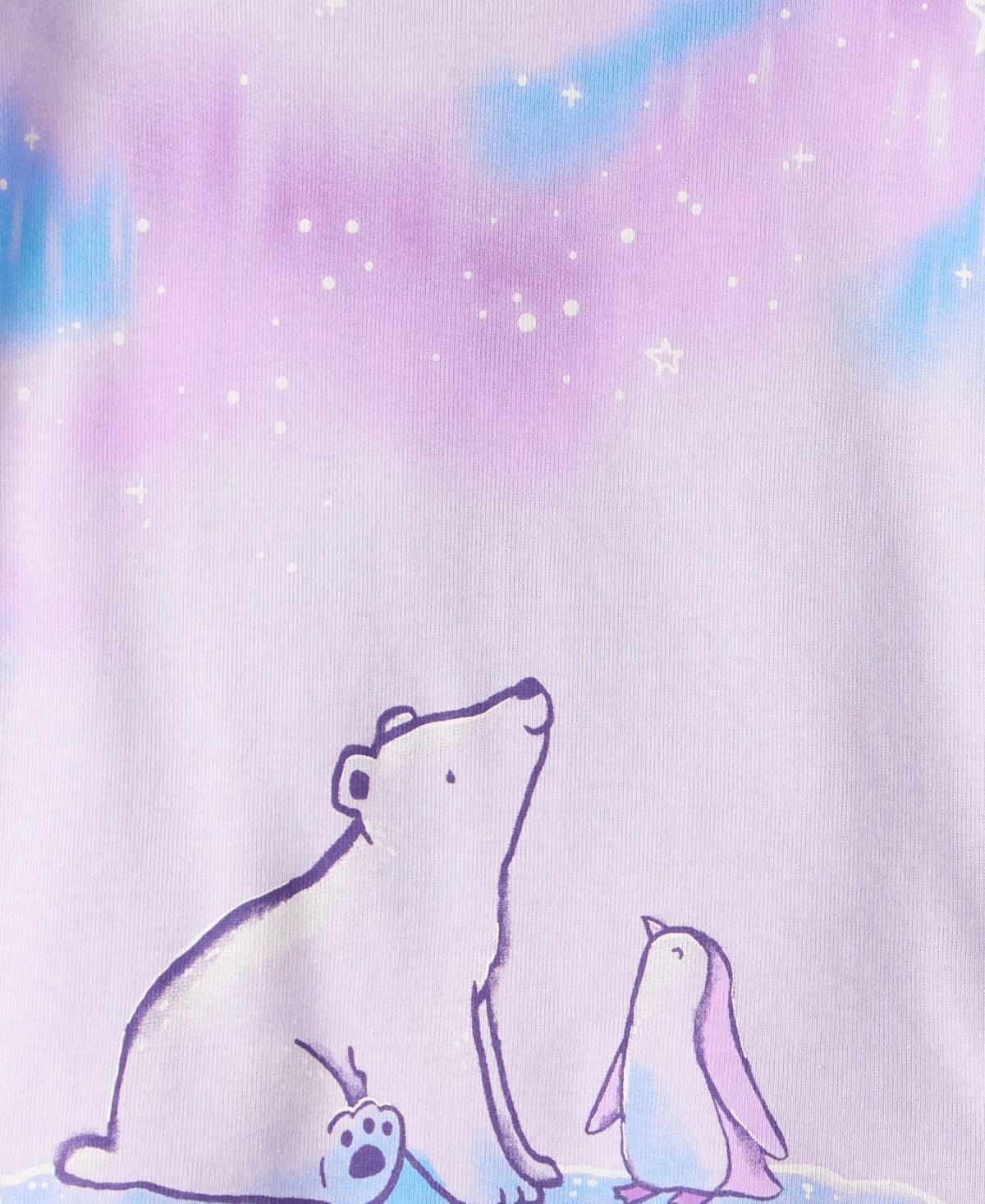 Carter's Girls Toddler 2T-5T 4-Piece Penguin and Polar Bear Snug Fit Long-Sleeve Pants Pajama Set