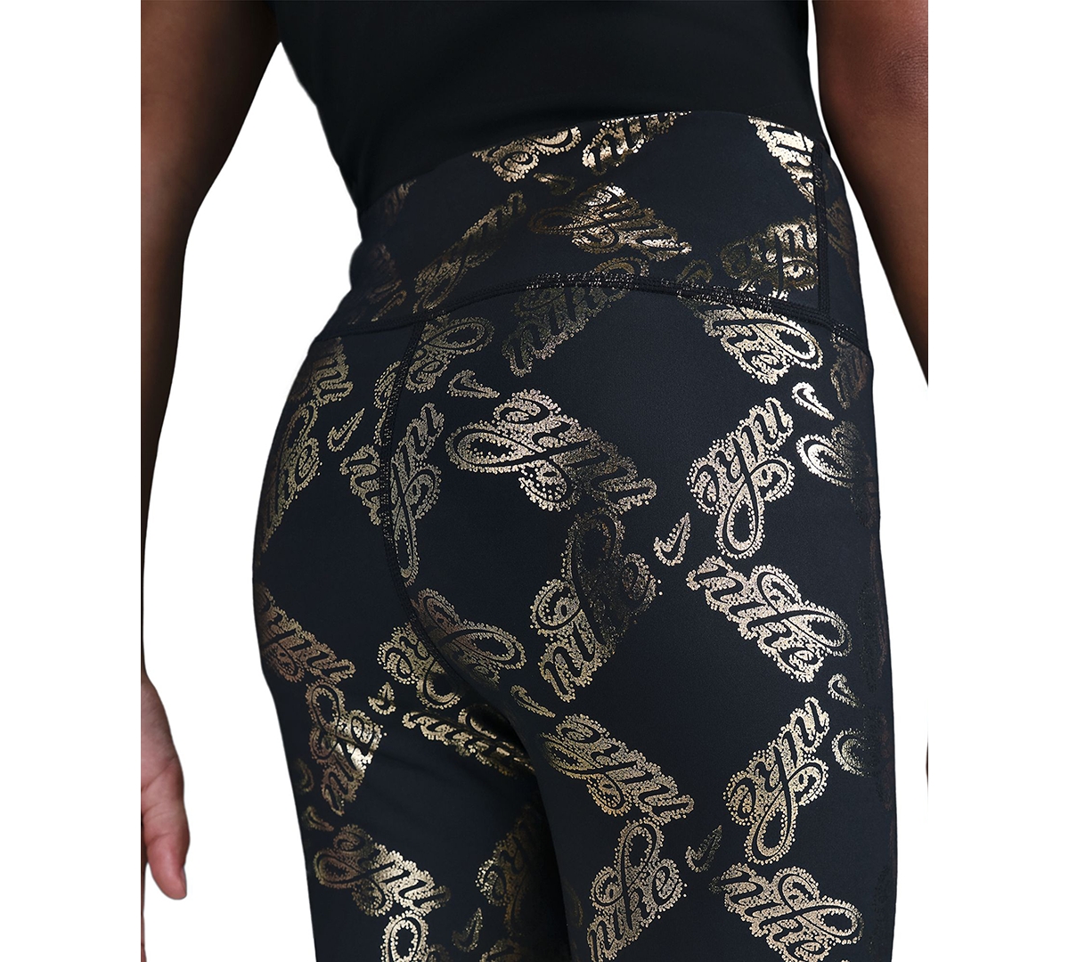 Nike Girls 7-16 Dri-fit Printed Pull-On Leggings