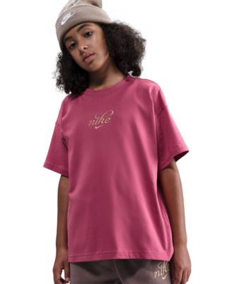 Girls' 7-16 Sportswear Loose Fit Short-Sleeve T-Shirt