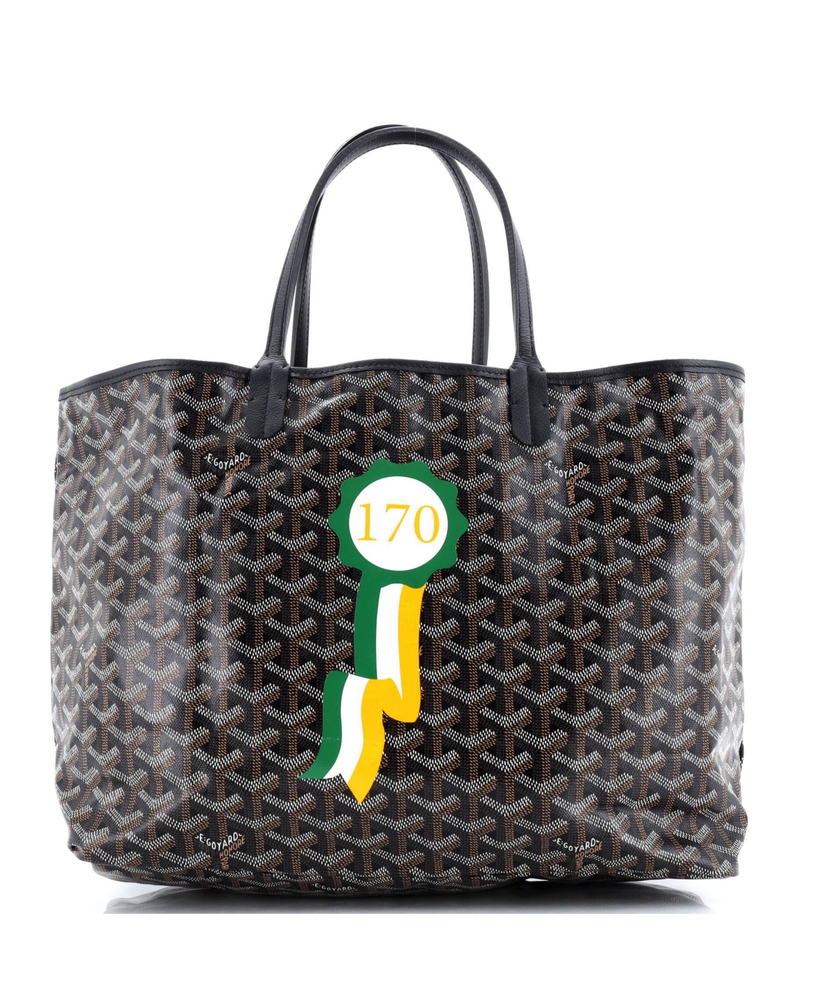 Pre-Owned Goyard Pm Saint Louis Tote Printed Coated Canvas