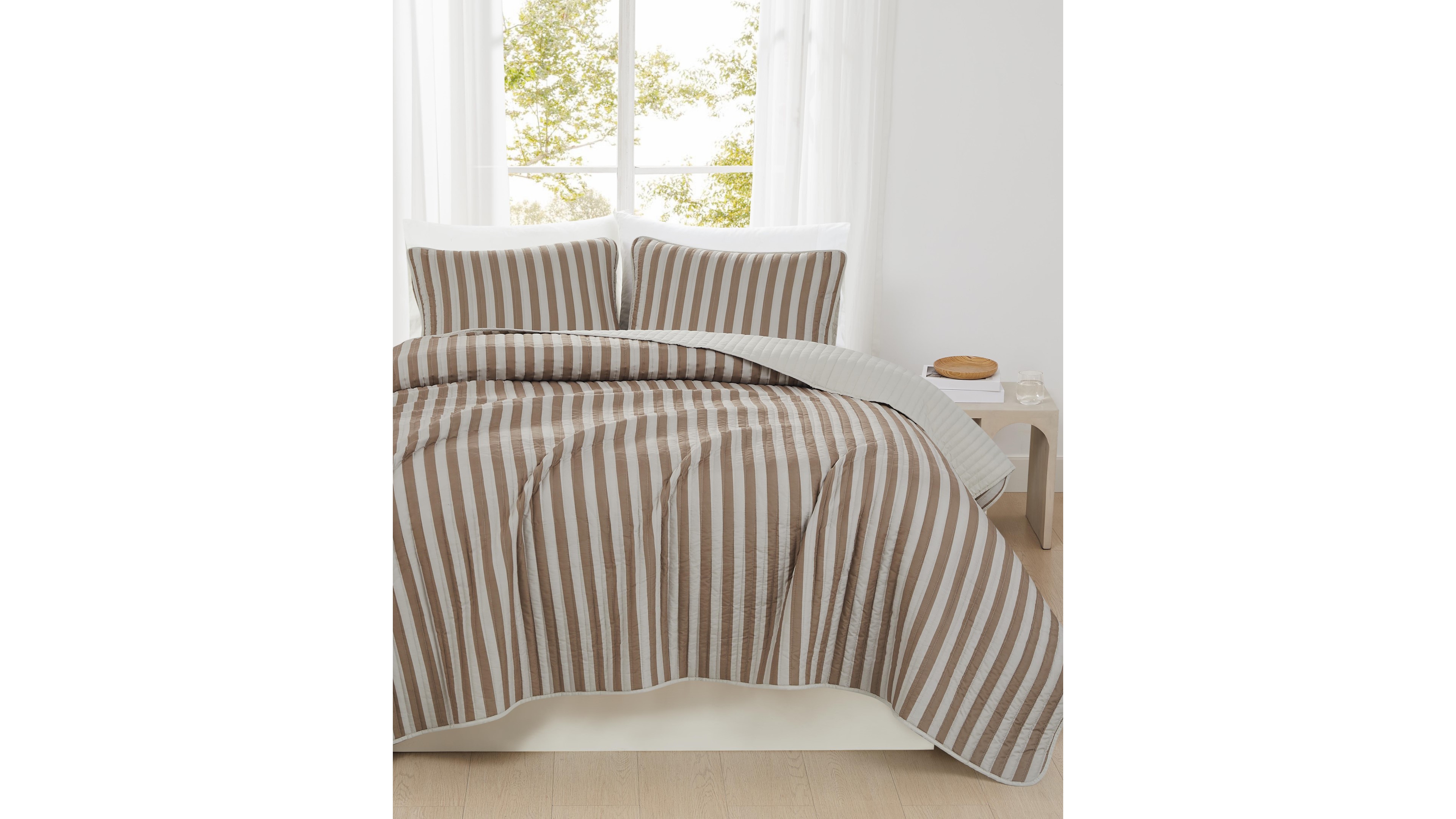 Truly Soft Weston Stripe 2-Pc. Quilt Set, Twin/Twin Xl