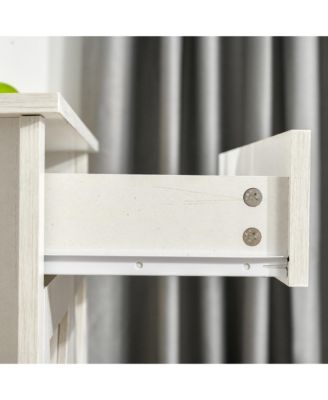 32" Modern Farm Style Sideboard Storage Buffet Server Cabinet Organizer