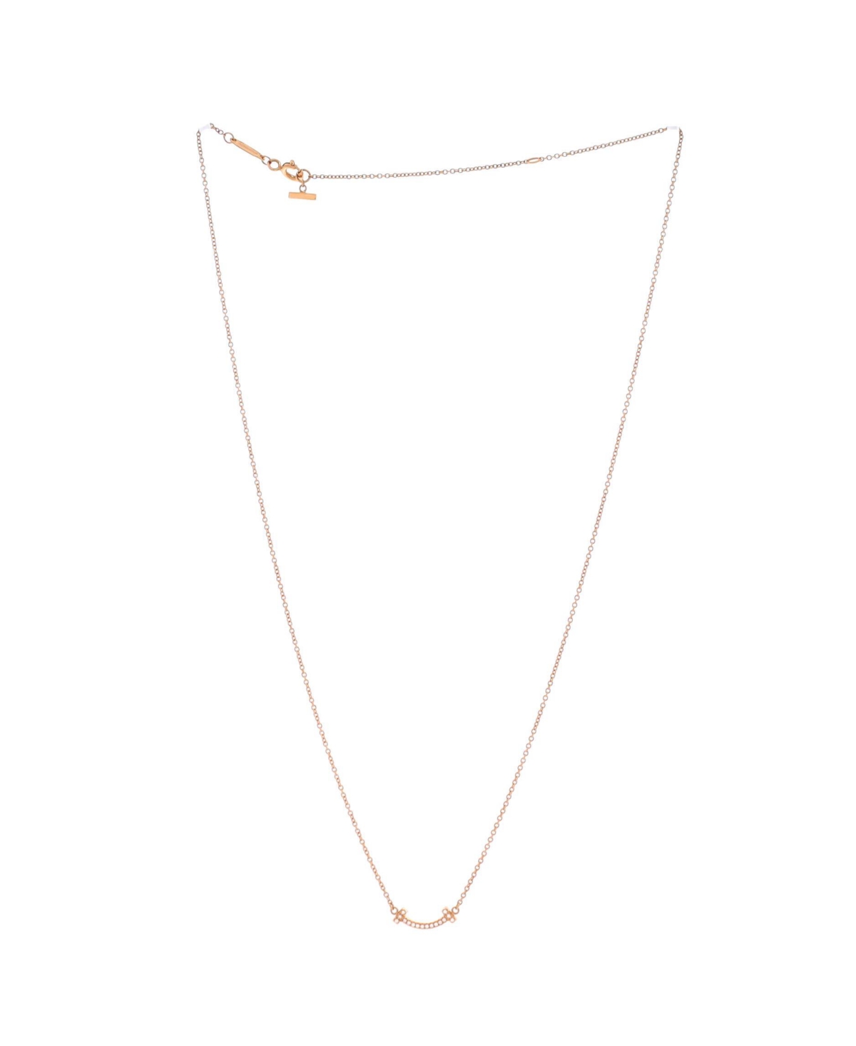Pre-Owned Tiffany & Co. T Smile Pendant Necklace