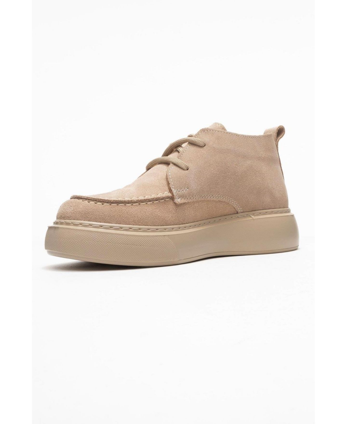Женские ботинки Forever & Always Shoes Lilya Leather Chukka Boot, цвет: Бежевый замшевый кожаный — фото 6