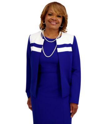 Seam Women's Crewneck Stripe Detail Sheath Dress