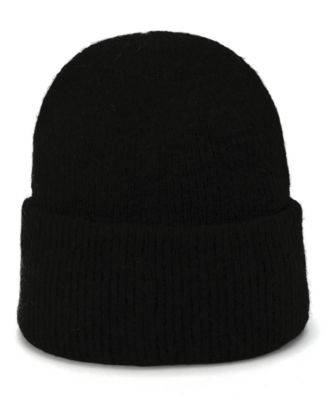 Men's Leather Patch Bean Hat