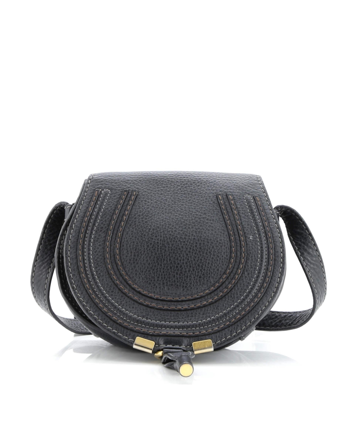Pre-Owned Chloe Small Marcie Crossbody Bag Leather