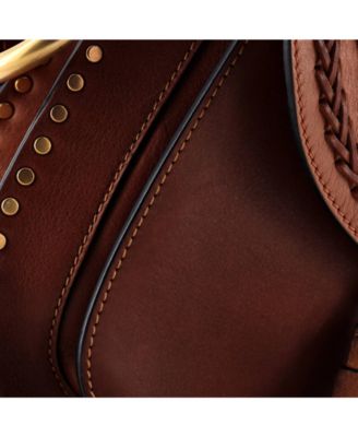 Small Hudson Handbag Whipstitch Leather