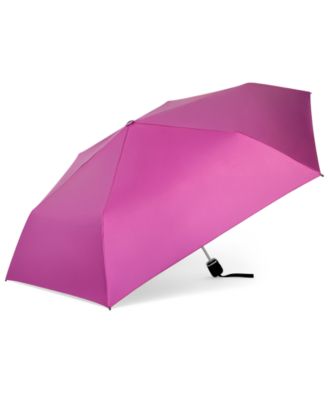 Men's Slim Compact Automatic Open and Close Solid Umbrella