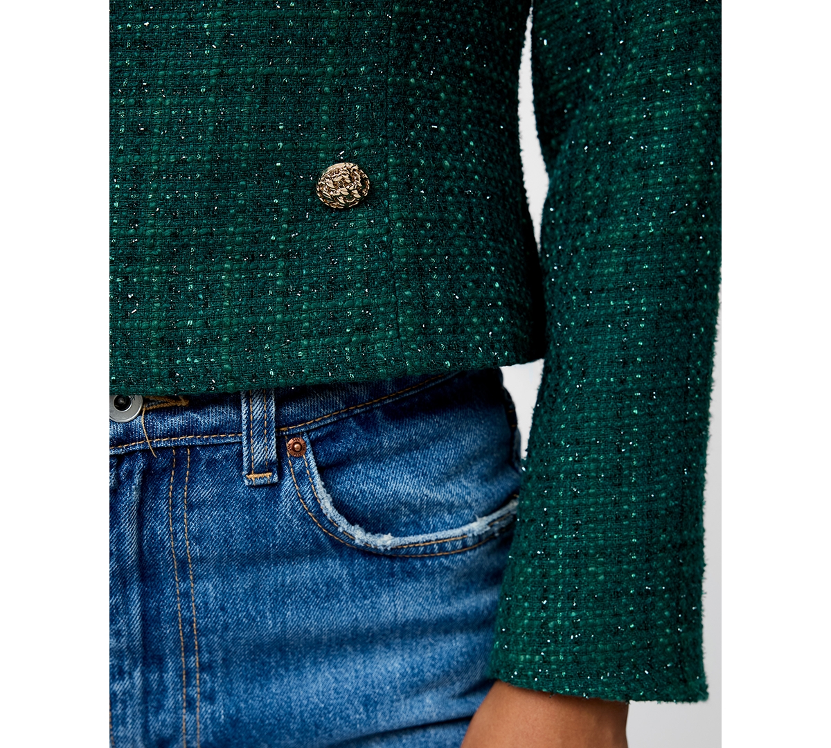 French Connection Women's Square Neck Top