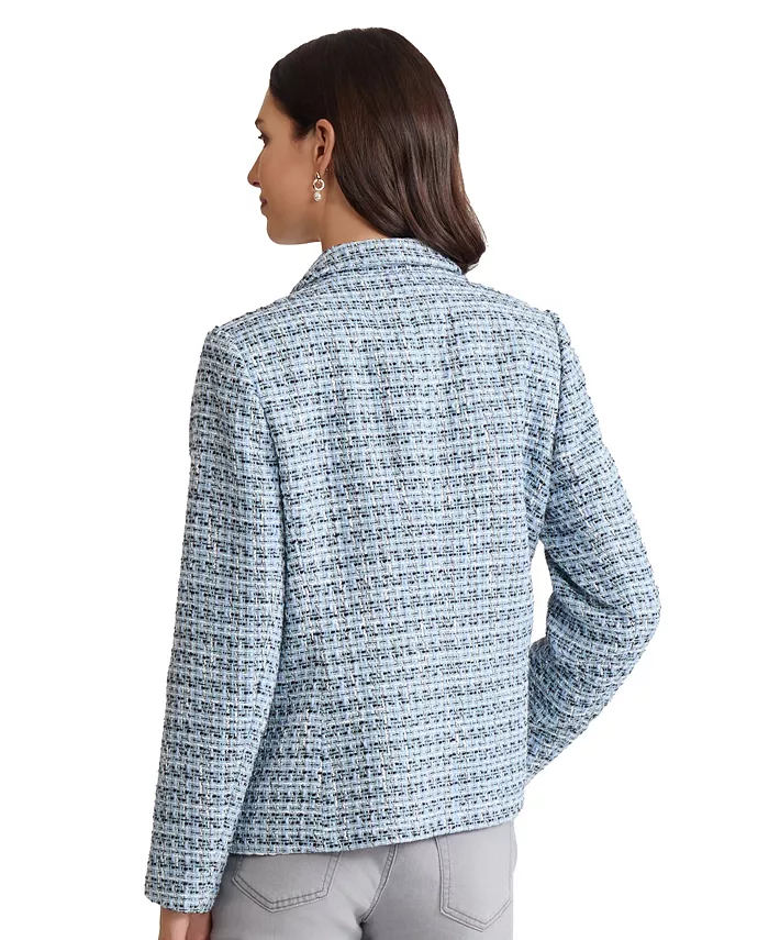 Women's Double Breasted Long-Sleeve Jacket - thumbnail 4