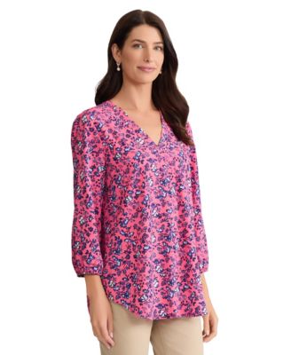 Women's V-Neck 3/4-Sleeve Top