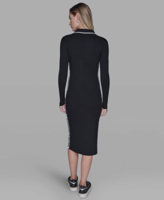 Women's Logo Tape Sweater Dress