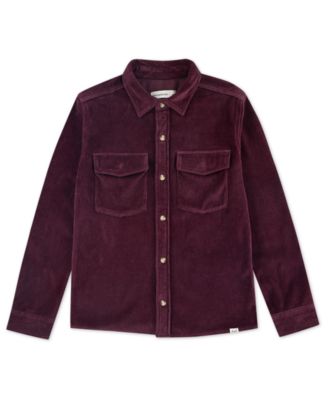 Boys' 5-18 Fine Wale Cord Button Down Shirt