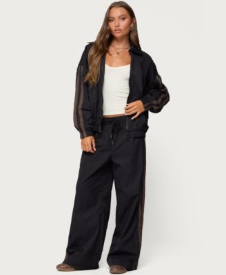 Women's Kieran Stripey Nylon Track Jacket