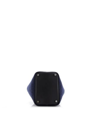 PM Picotin Lock Bag Felt with Leather