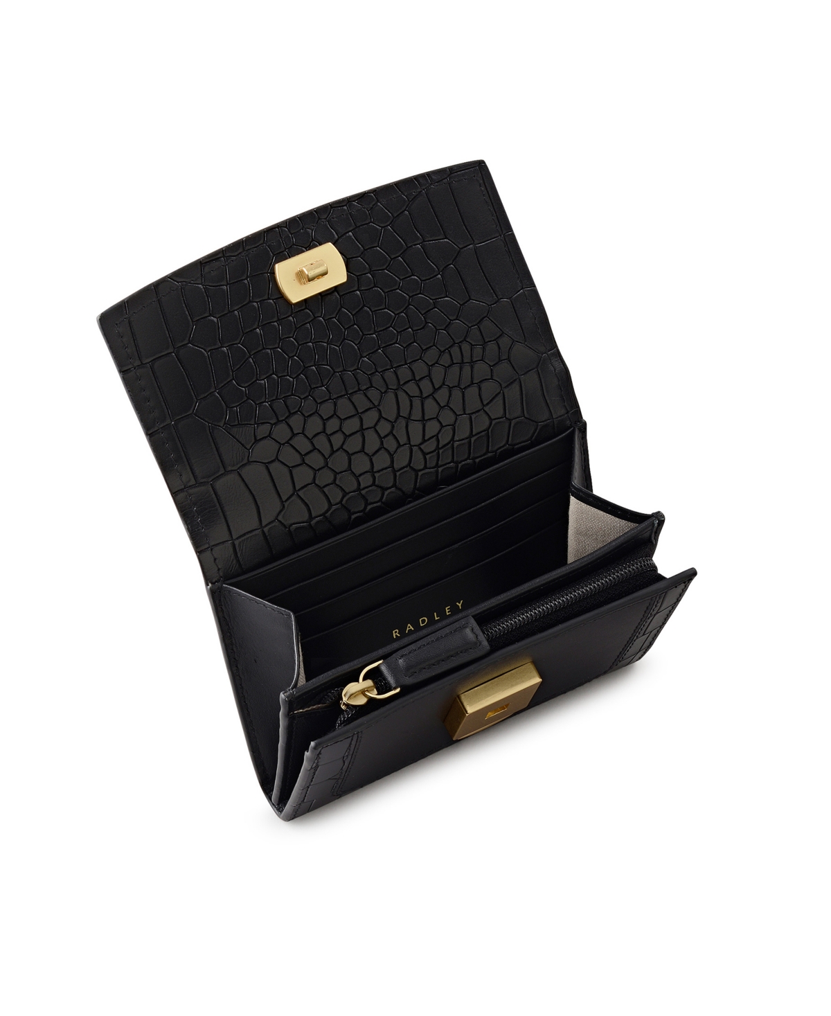 Radley London Albert Road - Faux Croc Flap Over Wallet