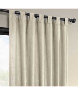 Simply Faux Linen Light Filtering Curtain Pair (2 Panels)