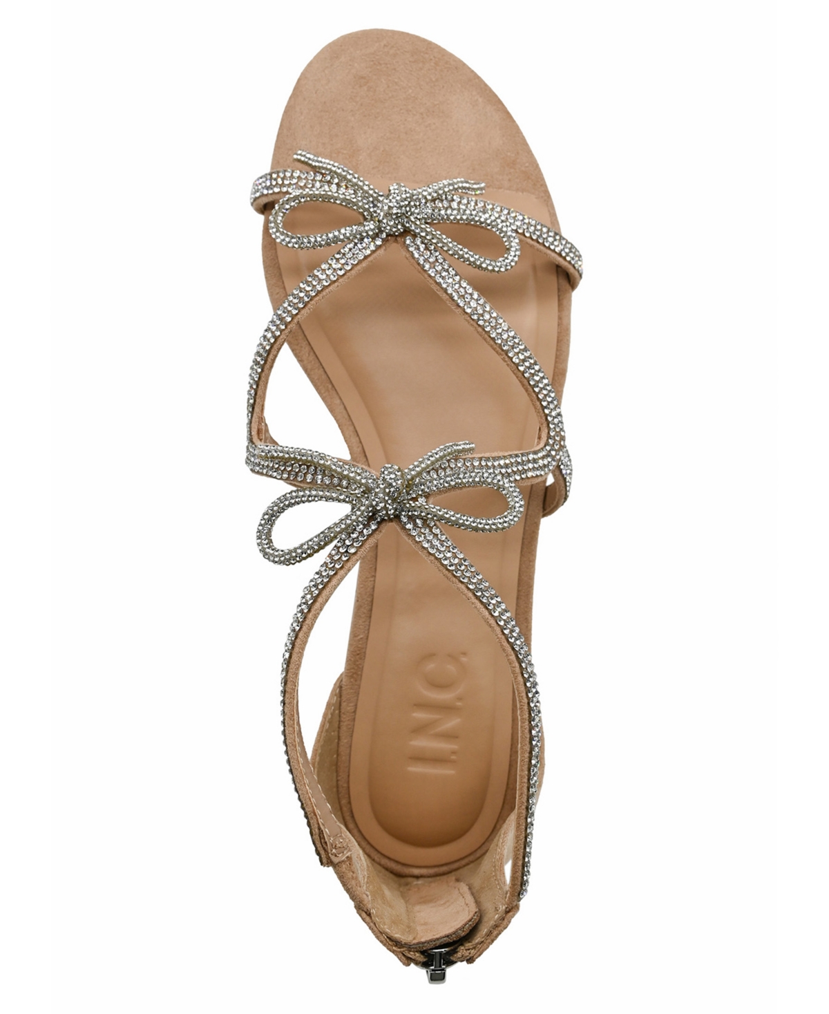 Inc International Concepts Women's Gellisaa Almond Toe Flat Sandals, Macy's Exclusive In Burgundy