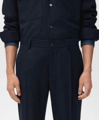 Men's Regular-Fit Pleated Pants