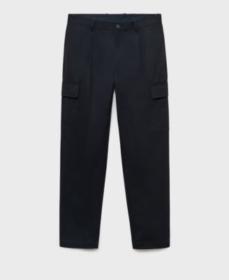 Men's Regular-Fit Cotton Cargo Pants