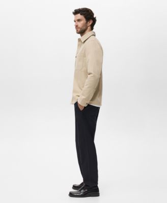 Men's Denim Pockets Overshirt