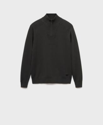 Men's Breathable Zip-Neck Sweater