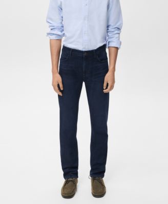 MANGO - Men's Patrick Slim-Fit Dark-Wash Jeans