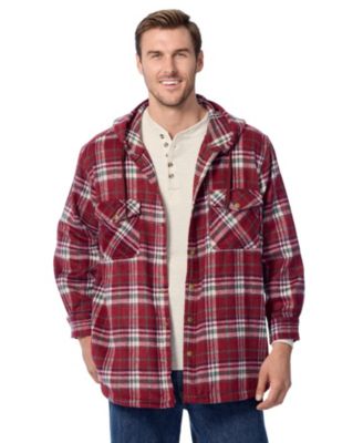 Big & Tall Brawny Snap Shirt Jacket