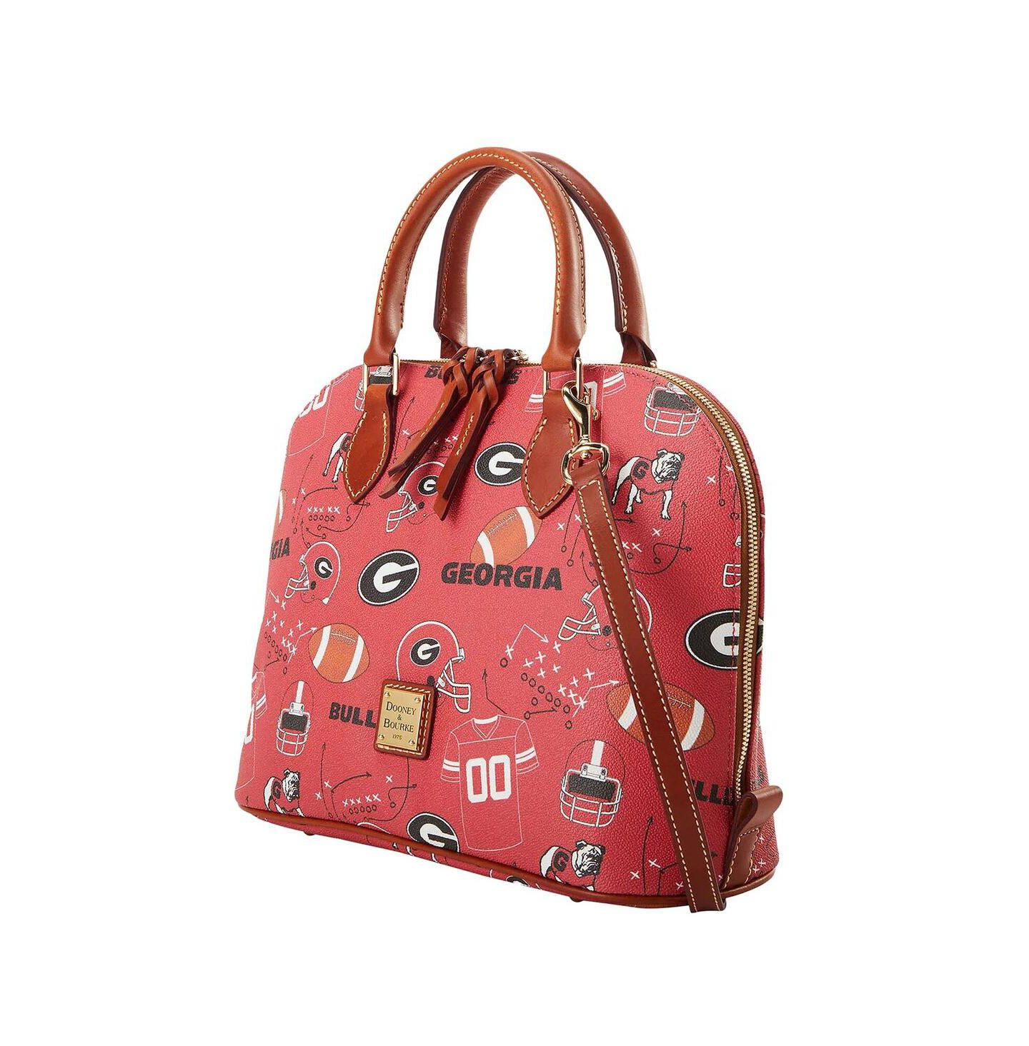 Женская сумка Dooney & Bourke Georgia Bulldogs Game Day Zip Zip Satchel — фото 1