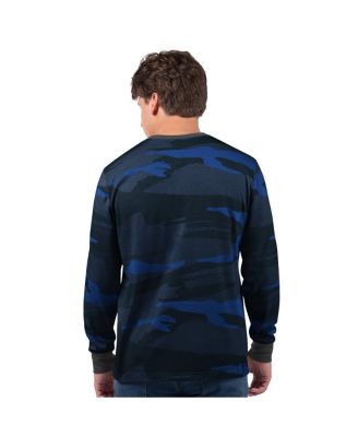 Men's Navy/Royal Denver Broncos Thursday Night Gridiron Logo Long Sleeve T-Shirt