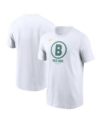 Nike - Men's White Boston Red Sox City Connect Large Logo T-Shirt