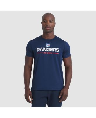 Fanatics - Men's Navy New York Rangers Authentic Pro Rink Tech T-Shirt