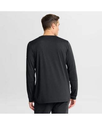 Men's Black Philadelphia Flyers Authentic Pro Rink Tech Long Sleeve T-Shirt