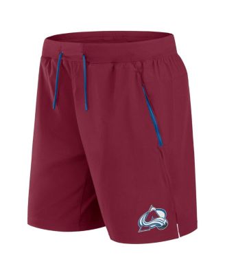 Men's Burgundy Colorado Avalanche Authentic Pro Rink Performance Shorts