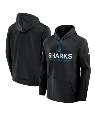 Fanatics - Men's Black San Jose Sharks Authentic Pro Rink Hoodie