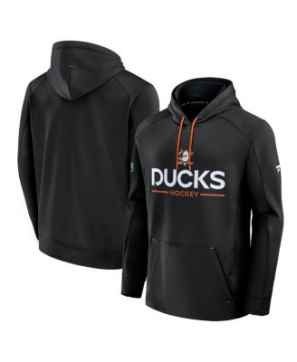 Fanatics - Men's Black Anaheim Ducks Authentic Pro Rink Hoodie