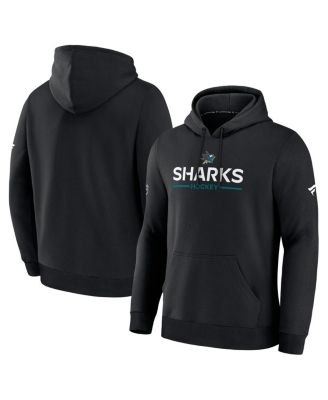 Fanatics - Men's Black San Jose Sharks Authentic Pro Primary Hoodie