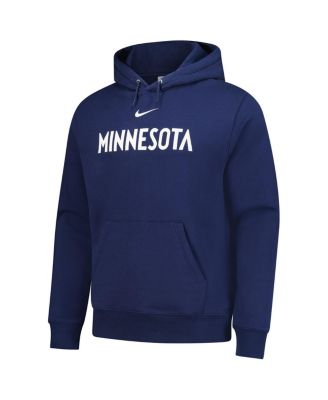 Men's Navy Minnesota Timberwolves Sportswear Essential Wordmark Club Hoodie
